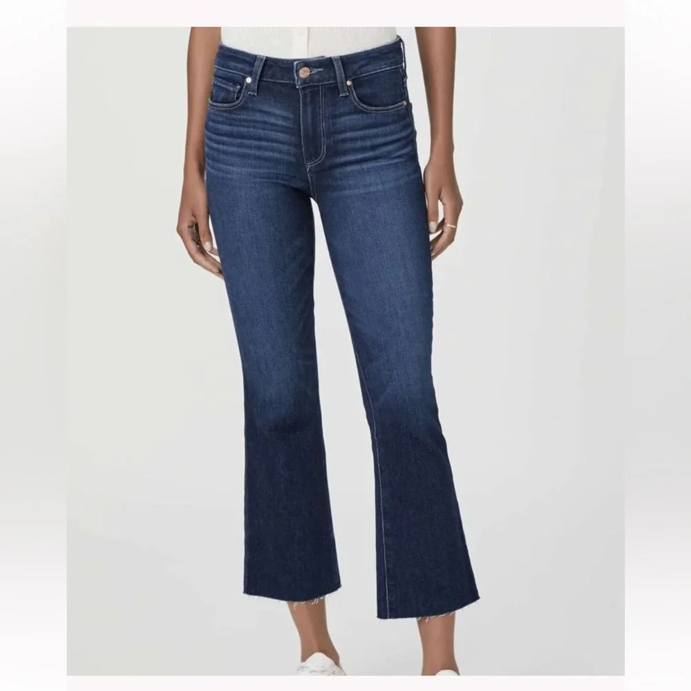 Paige Colette Crop Flare Jeans Women’s Size 27 - Picture 1 of 16